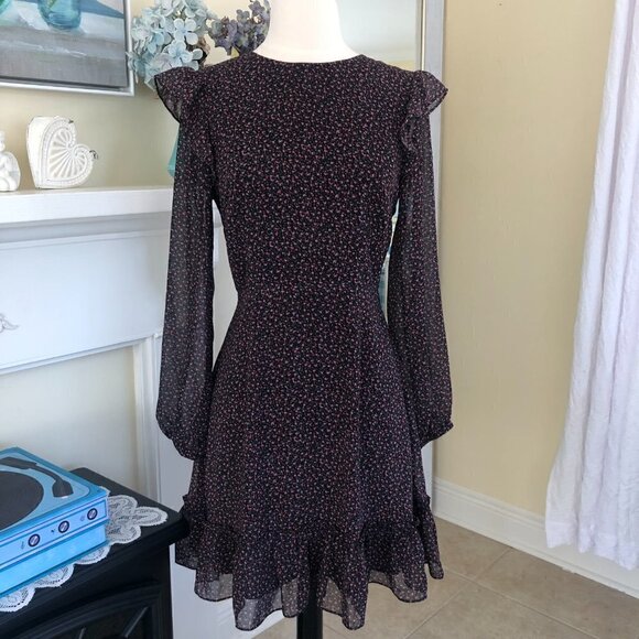 NWT Rebecca Minkoff Cosette Floral Cutout Mini Dress Size 4 MSRP $198 - Picture 7 of 15